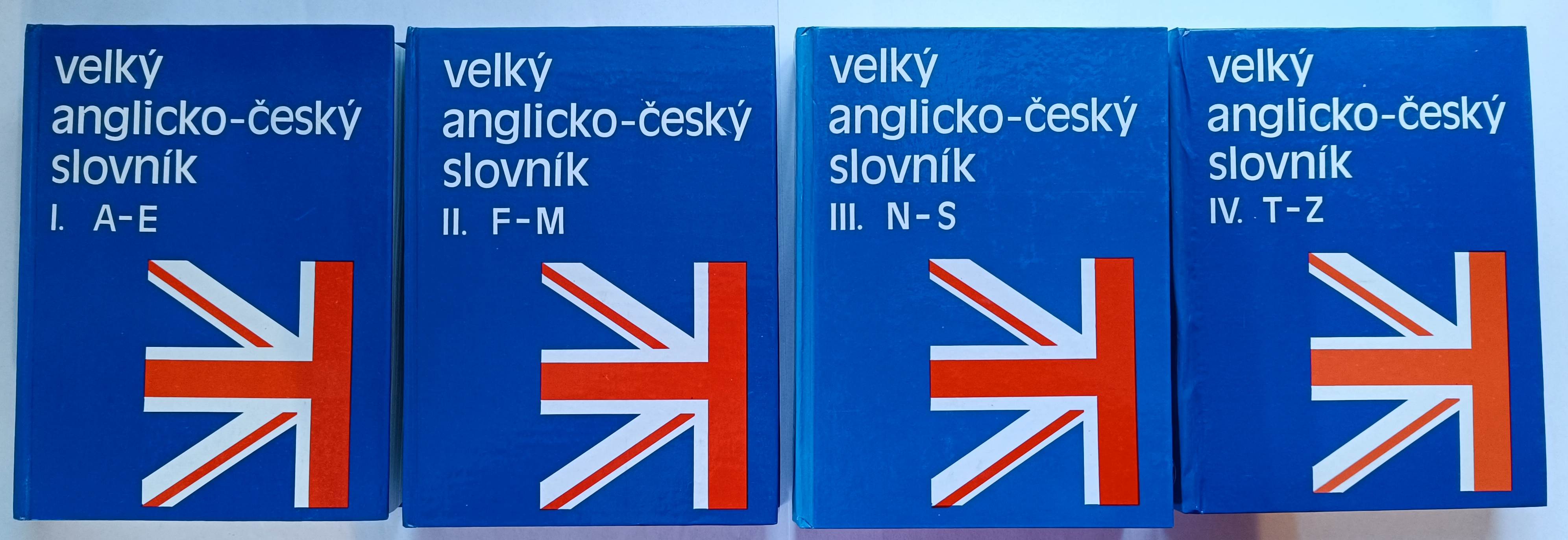 Velký anglicko-český slovník I. - IV.