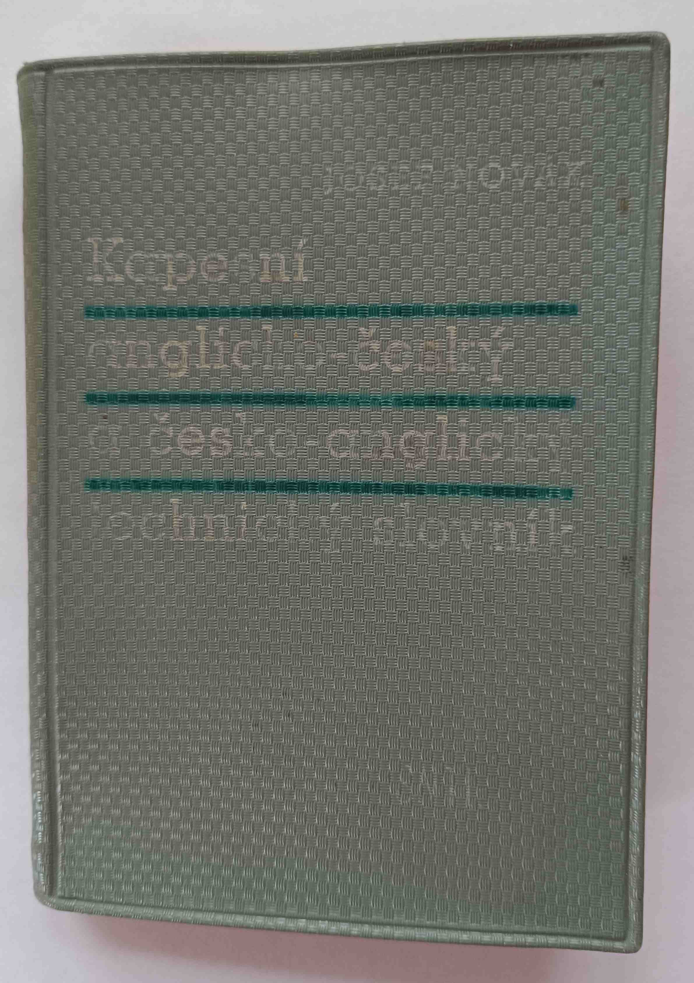 Kapesní anglicko-český a česko anglický technický slovník
