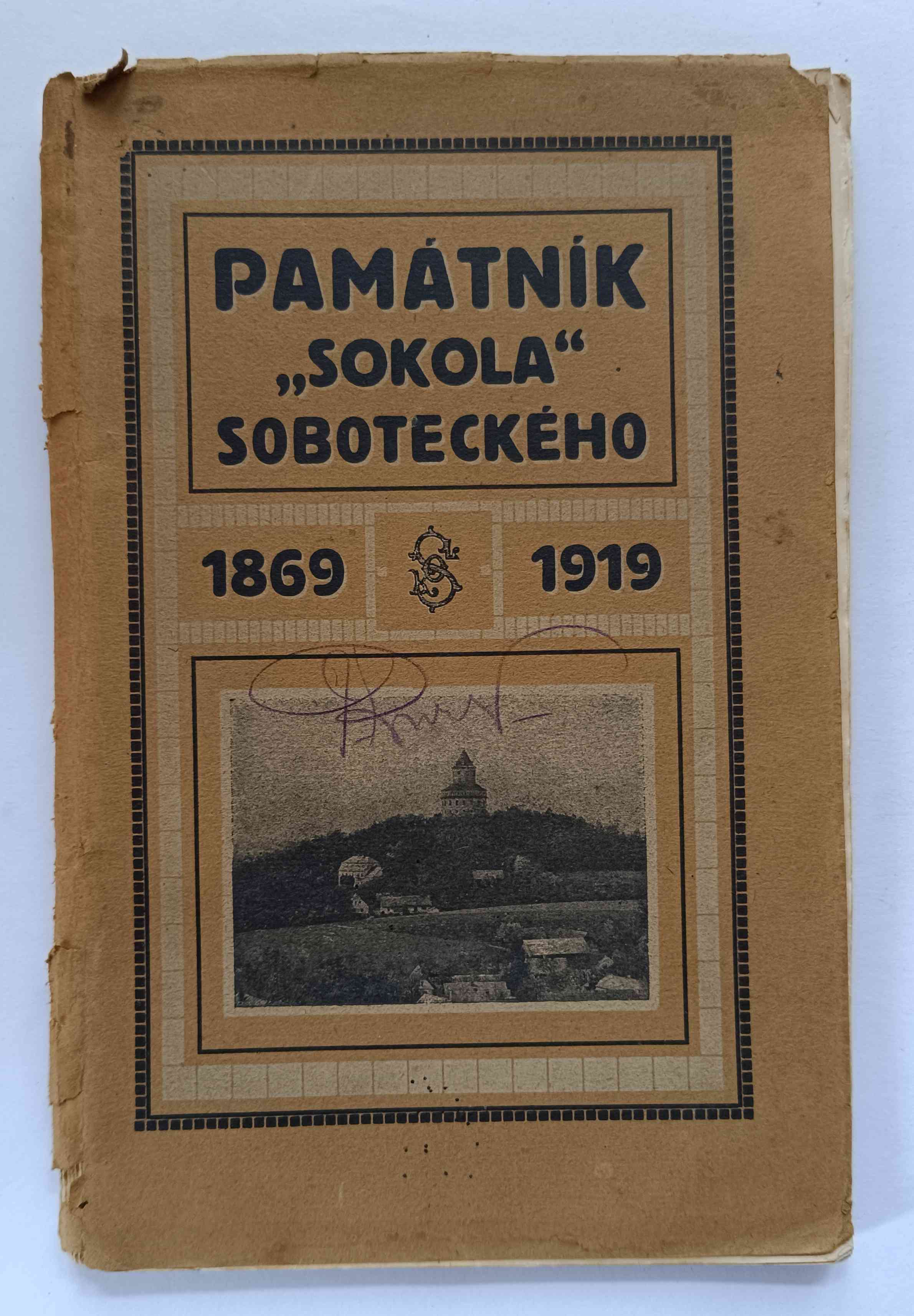 Památník padesátiletého trvání "Sokola" v Sobotce