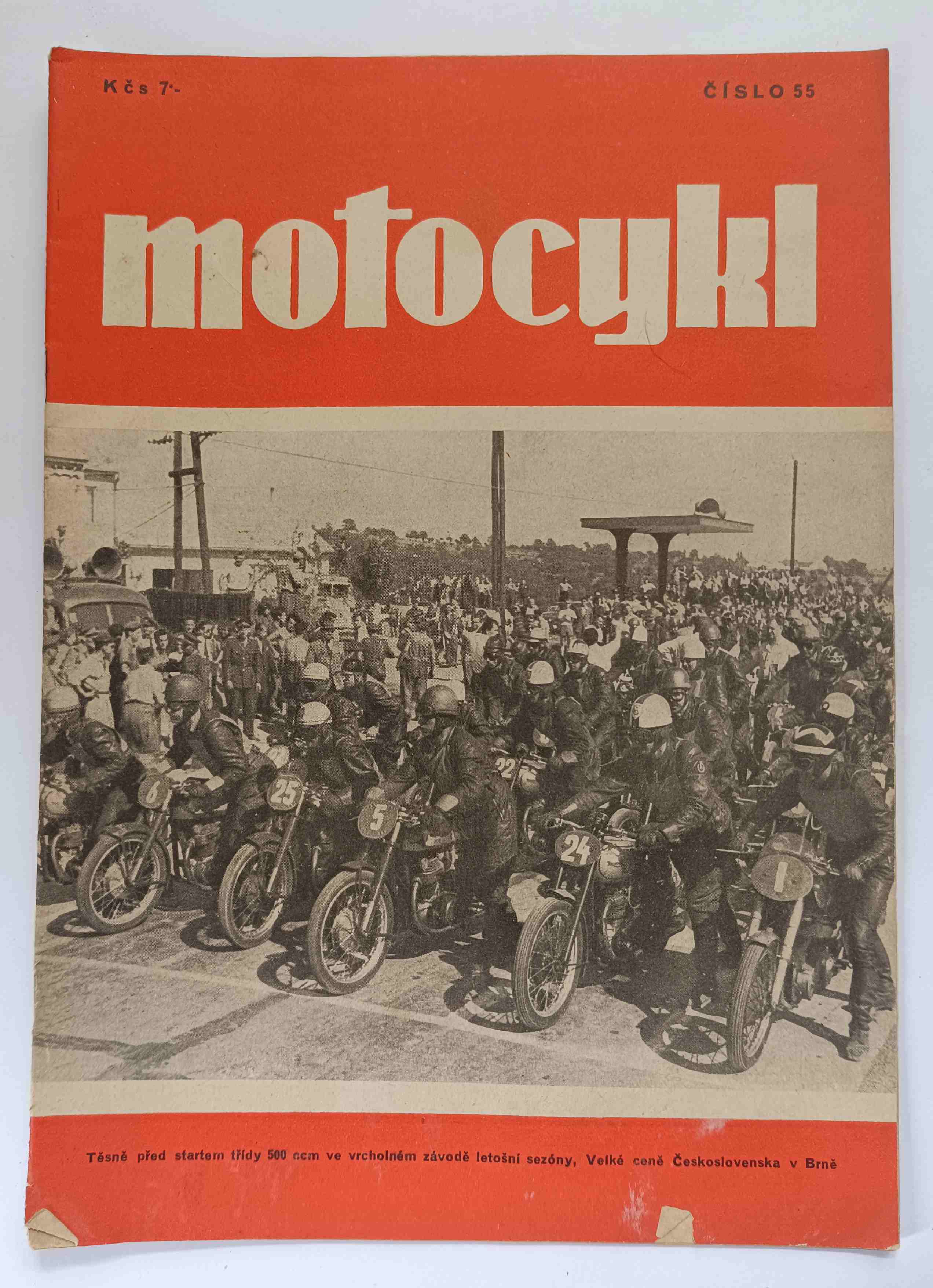 Časopis MOTOCYKL, číslo 55, roč. III.