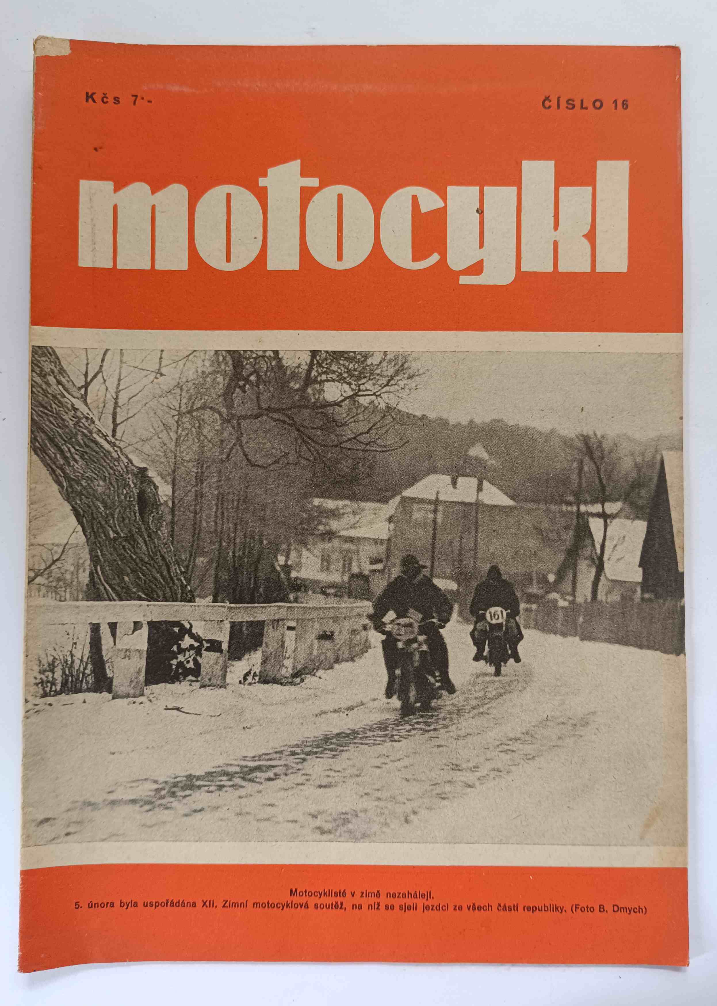 Časopis MOTOCYKL, číslo 16, roč. II.