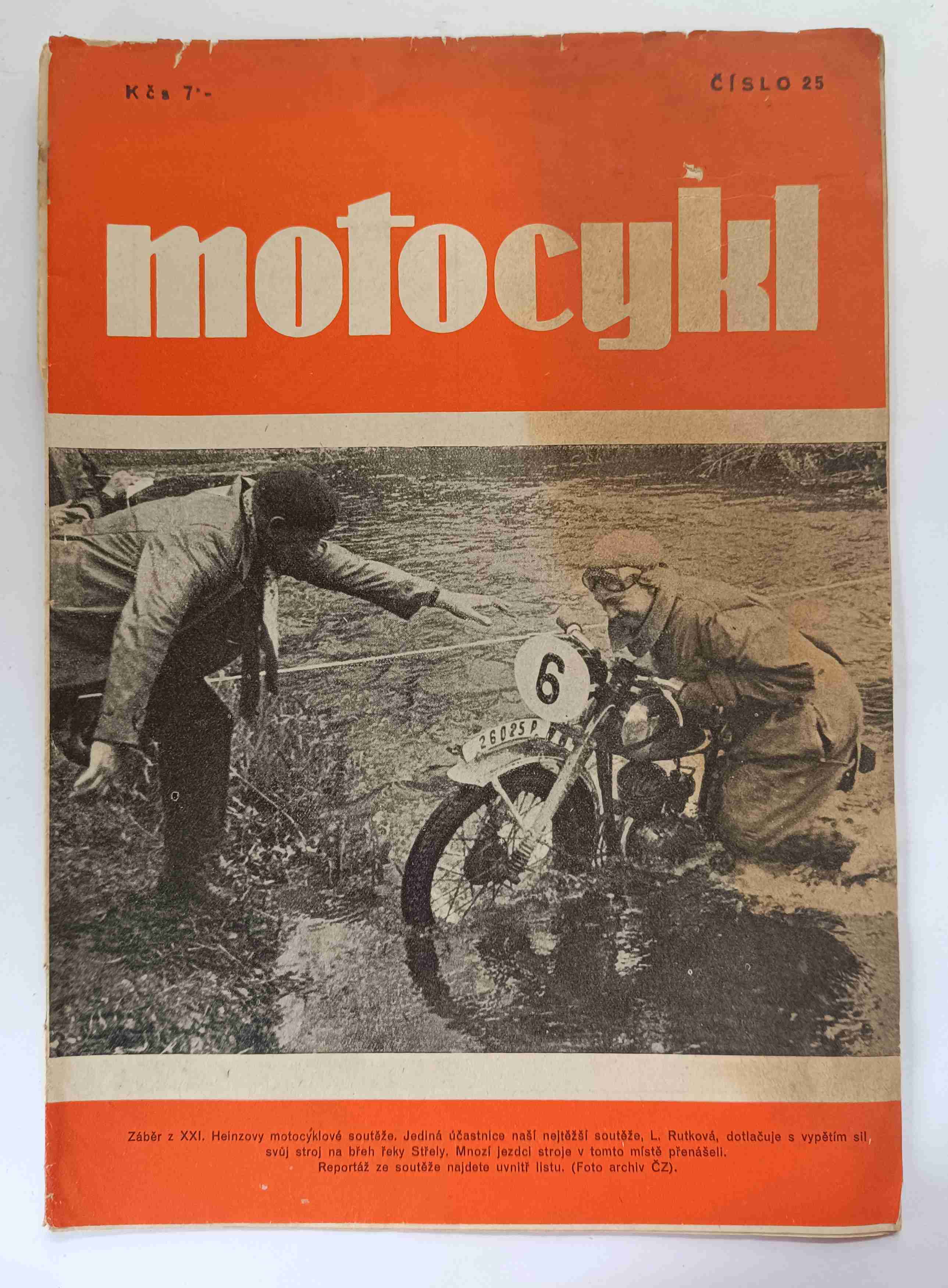 Časopis MOTOCYKL, číslo 25, roč. II.