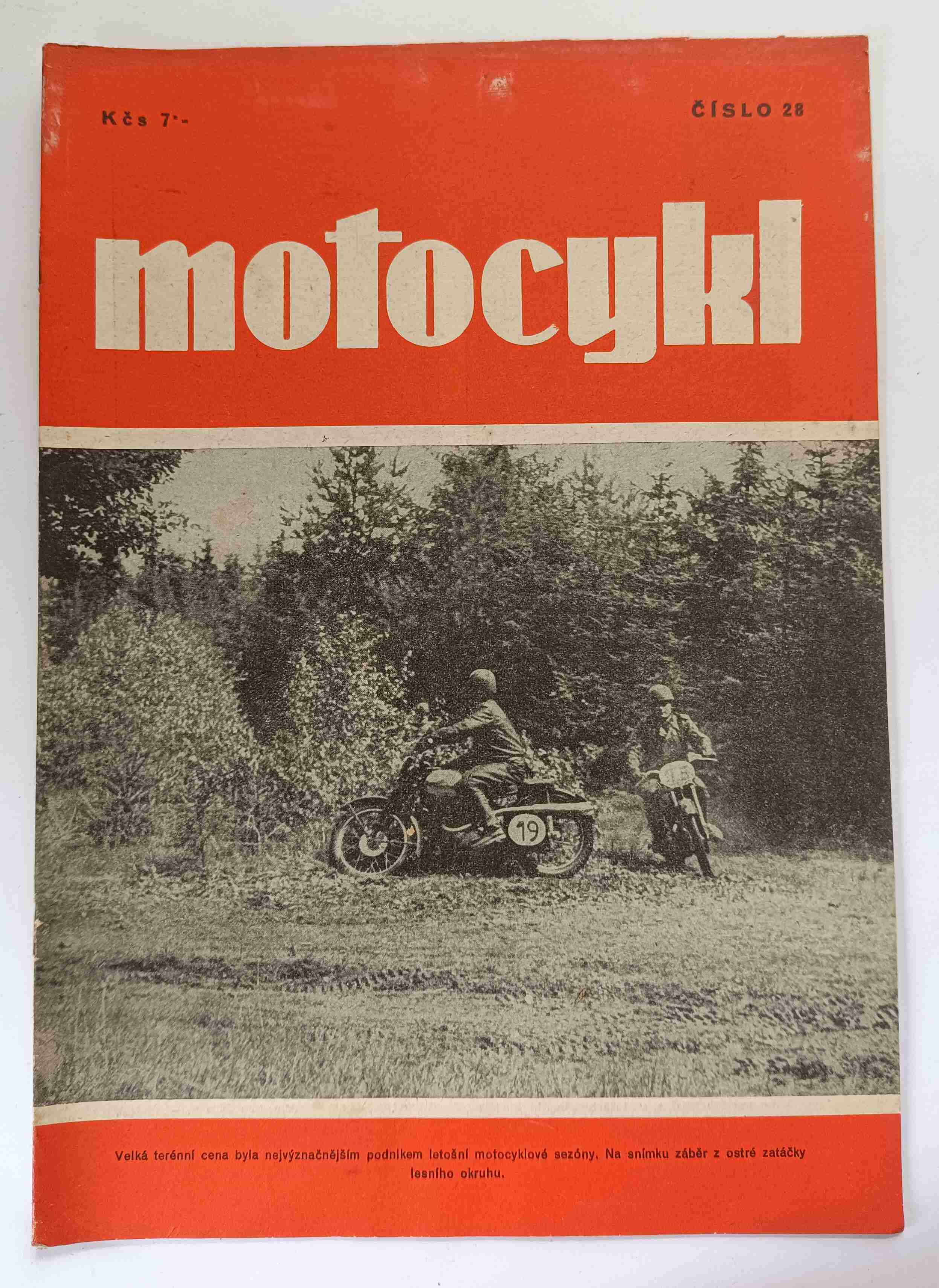 Časopis MOTOCYKL, číslo 28, roč. II.