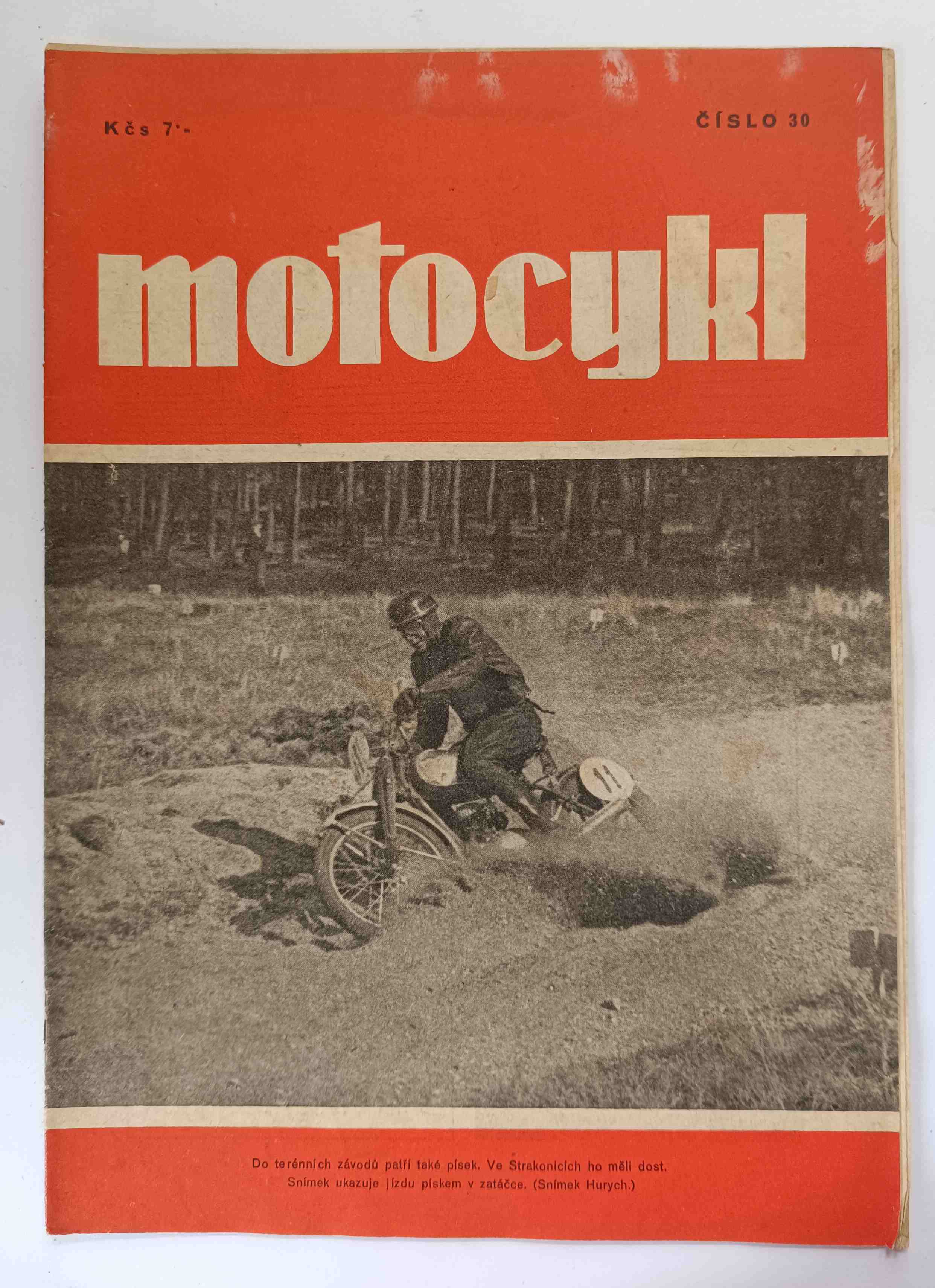 Časopis MOTOCYKL, číslo 30, roč. II.
