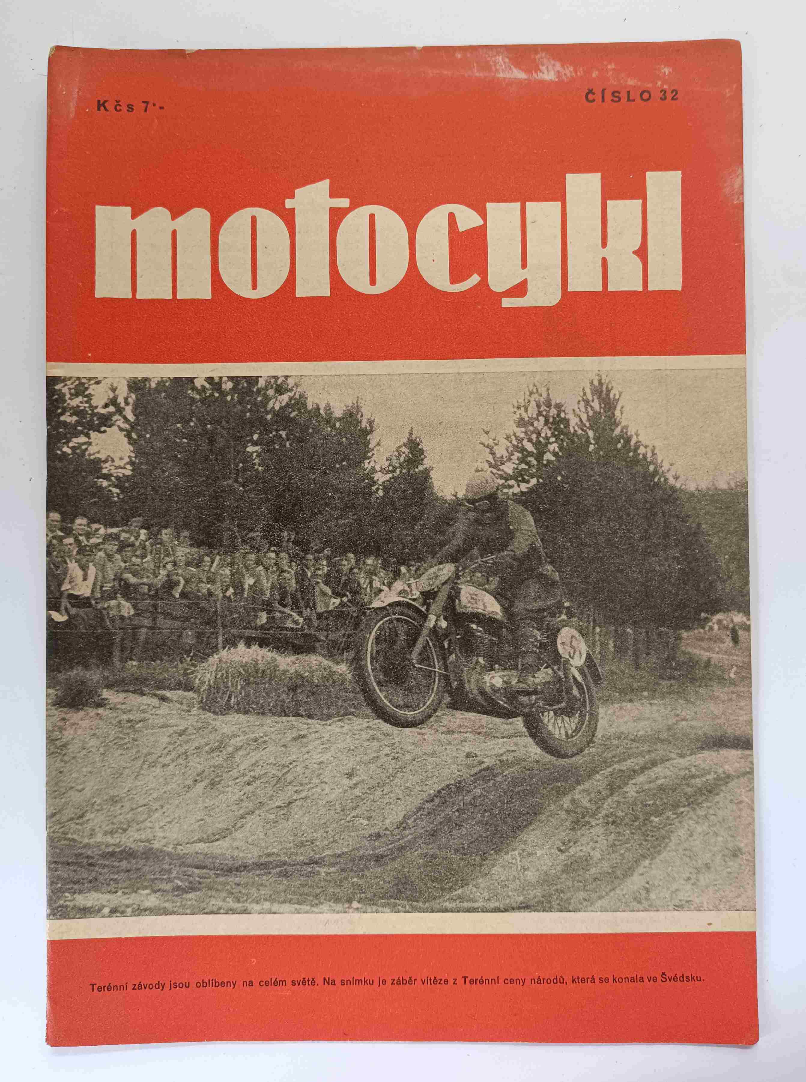 Časopis MOTOCYKL, číslo 32, roč. II.