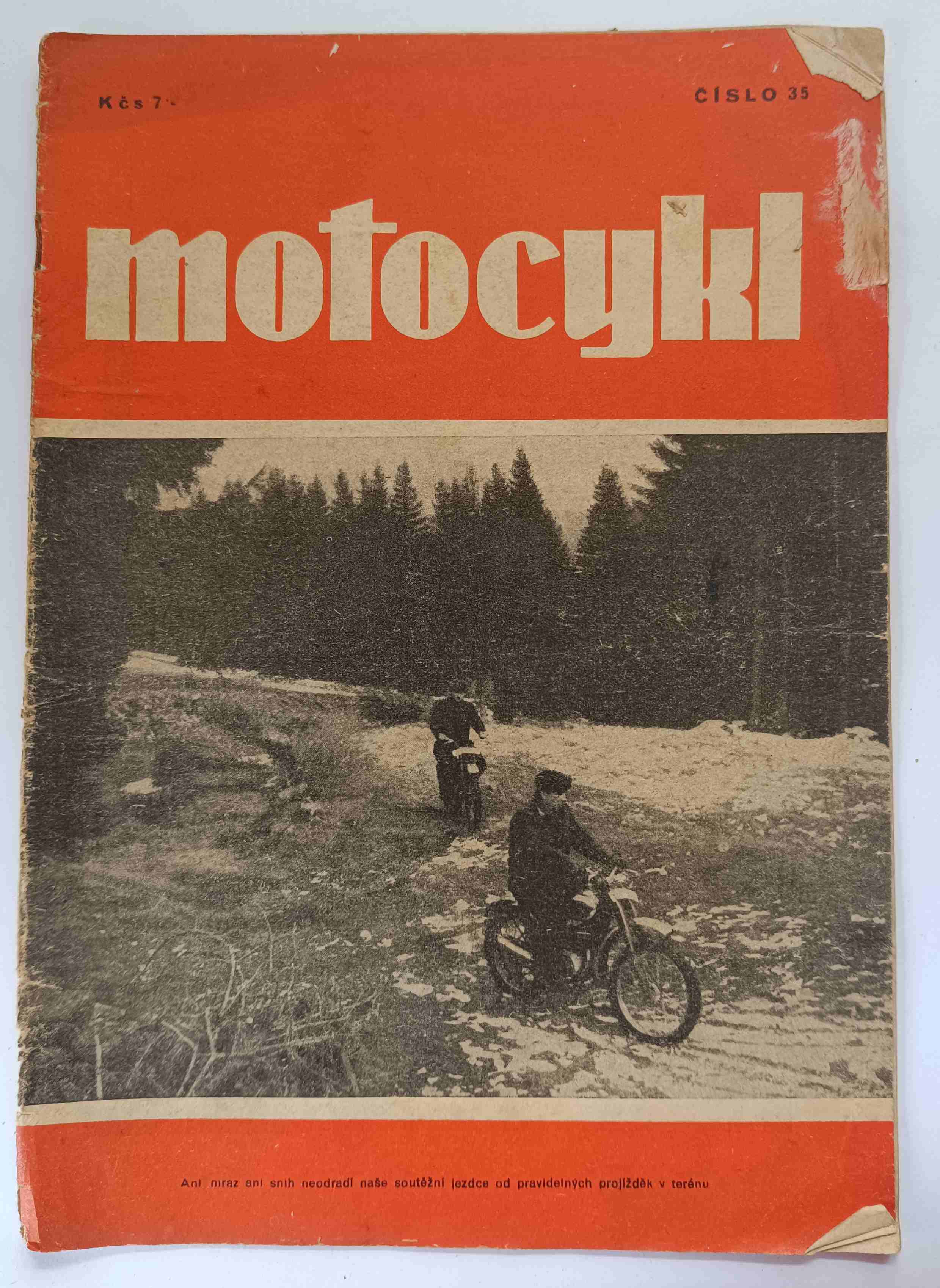 Časopis MOTOCYKL, číslo 35, roč. II.