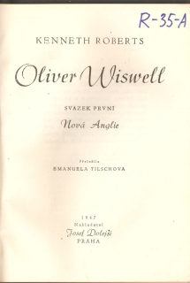 Oliver Wiswell I+II