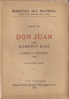 Don Juan, aneb, Kamenný kvas : komedie o 5 dějstvích