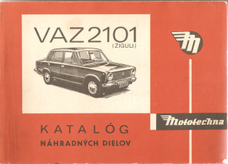 Katalóg náhradných dielov VAZ sedan 2101, VAZ combi 2102