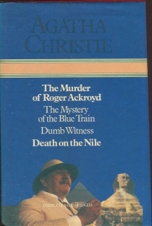 The murder od Roger Ackroyd. The mystery od the blue train. Dumb witness. Death on the Nile