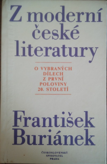 Z moderní české literatury : (o vybraných dílech z první poloviny 20. století)