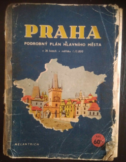 Praha : podrobný plán hlavního města