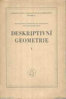 Deskriptivní geometrie I.