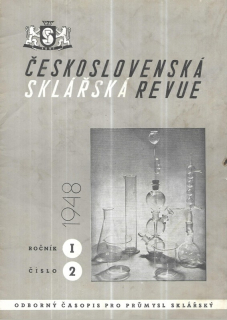Československá sklářská revue, roč. I, číslo 2