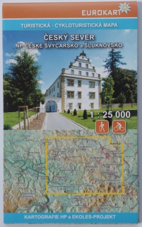Český sever. NP České Švýcarsko a Šluknovsko 1:25 000