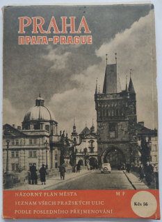 Praha - Názorný plán vnitřního města