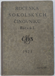 Ročenka sokolských činovníků na rok 1923, ročník I.