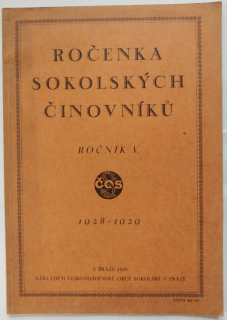 Ročenka sokolských činovníků na rok 1928 - 29, ročník V.
